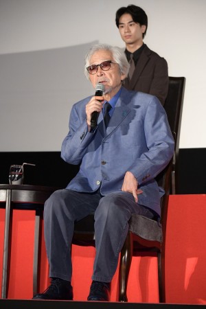 映画『キネマの神様』完成披露舞台あいさつに登場した山田洋次監督