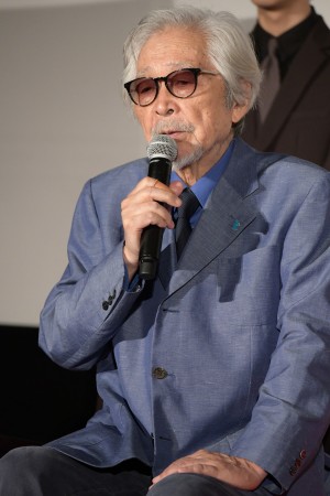 映画『キネマの神様』完成披露舞台あいさつに登場した山田洋次監督