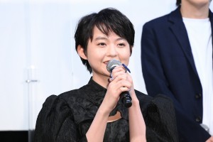 映画『サマーフィルムにのって』特別試写会イベントに登場した伊藤万理華