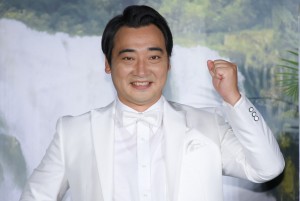 映画『ジャングル・クルーズ』日本版完成披露試写会に登場したジャングルポケット・斉藤慎二