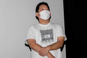 映画『シュシュシュの娘』プレミアム試写会に登場した入江悠監督