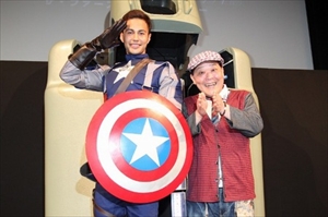 和製キャプテン・アメリカ!?のユージとヒーローみたいな屈強な体に変身したい上島竜兵