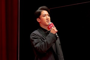 映画『燃えよ剣』完成報告イベントに登場した尾上右近