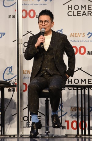 メンズクリア 全国100店舗達成記念 新商品発表会に登場した宮迫博之