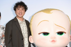 ムロツヨシ、映画『ボス・ベイビー ファミリー・ミッション』公開記念舞台あいさつに登場