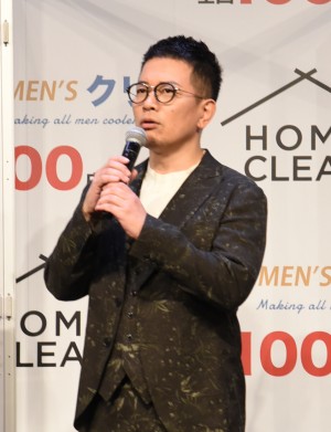 メンズクリア 全国100店舗達成記念 新商品発表会に登場した宮迫博之