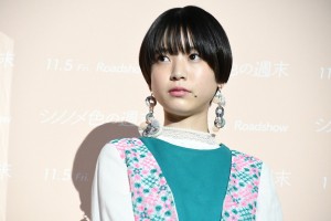 映画『シノノメ色の週末』初日舞台あいさつに登場した中井友望