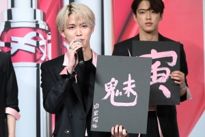 白岩瑠姫、「YSL BEAUTY 新作リップ発売&JO1ジャパン アンバサダー就任会見」に登場