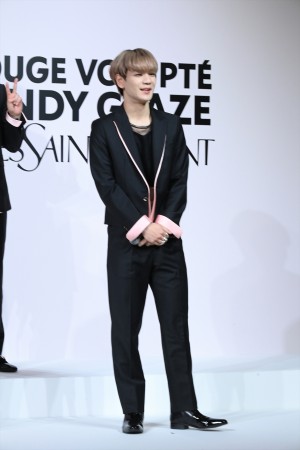 豆原一成、「YSL BEAUTY 新作リップ発売&JO1ジャパン アンバサダー就任会見」に登場