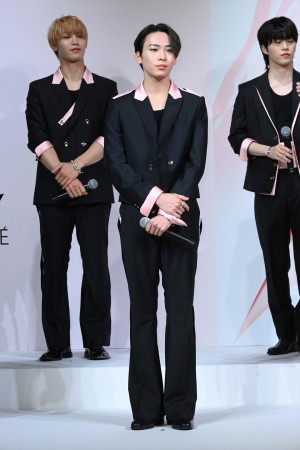 川尻蓮、「YSL BEAUTY 新作リップ発売&JO1ジャパン アンバサダー就任会見」に登場