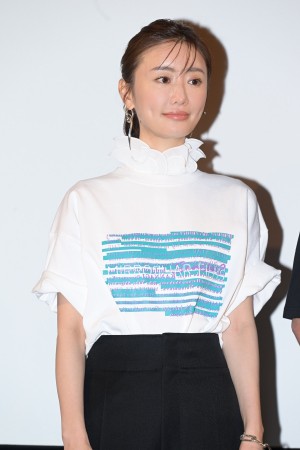 『MIRRORLIAR FILMS Season2』完成披露試写会舞台あいさつに登壇した松本まりか