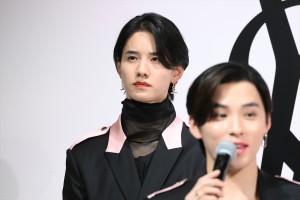 佐藤景瑚、「YSL BEAUTY 新作リップ発売&JO1ジャパン アンバサダー就任会見」に登場