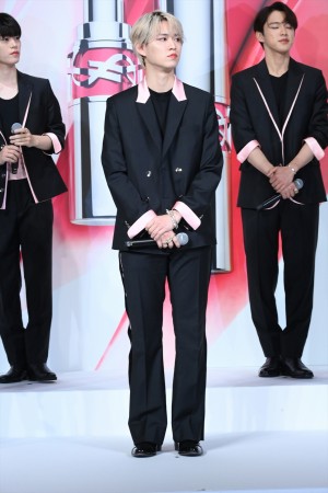 白岩瑠姫、「YSL BEAUTY 新作リップ発売&JO1ジャパン アンバサダー就任会見」に登場