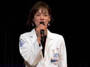 ドラマ『DCU』舞台あいさつに出席した市川実日子