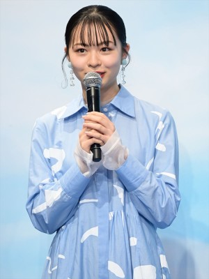 映画『君が落とした青空』“あおキュン”完成報告イベントに登壇した莉子