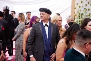 ビル・マーレイ、第94回アカデミー賞レッドカーペットにて