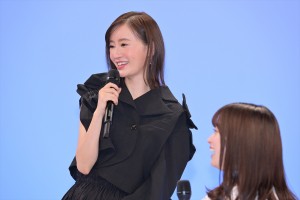 松本まりか、月10ドラマ『トクメイ!警視庁特別会計係』制作発表に登場