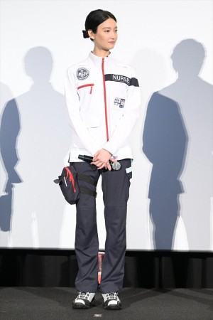 菜々緒、劇場版『TOKYO MER~走る緊急救命室~』初日舞台挨拶に登場