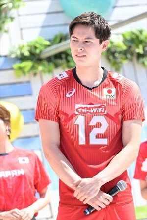 高橋藍、『FIVB パリ五輪予選/ワールドカップバレー2023』開幕50日前イベントに登場