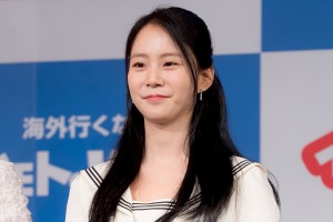 KARA・スンヨン、「イモトのWiFi 新CM発表会」に登場