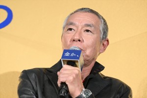 柳葉敏郎、映画『シャイロックの子供たち』 完成披露舞台挨拶に登場