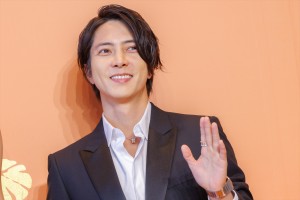 山下智久、「ブルガリ ホテル 東京」記者発表会に登場
