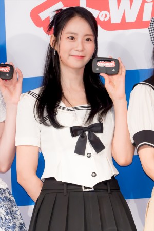 KARA・スンヨン、「イモトのWiFi 新CM発表会」に登場