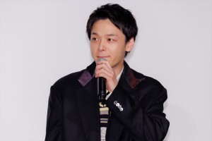 中村倫也、映画『宇宙人のあいつ』完成披露上映会 舞台挨拶に登場
