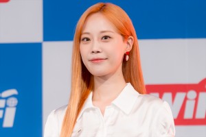 KARA・ヨンジ、「イモトのWiFi 新CM発表会」に登場