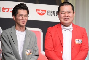 モグライダー、「M-1グランプリ2023」決勝進出者発表会見に登場