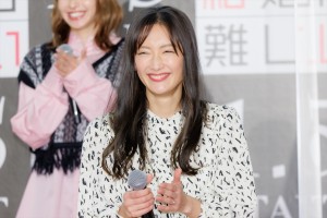 菜々緒、ドラマ『忍者に結婚は難しい』制作発表会見に登場