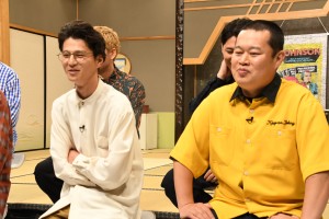 モグライダー、『ジョンソン』囲み取材に登場