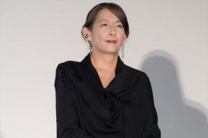 片岡礼子、映画『笑いのカイブツ』舞台挨拶付き完成披露上映会に登場