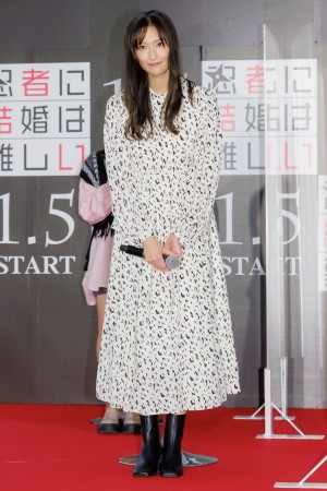 菜々緒、ドラマ『忍者に結婚は難しい』制作発表会見に登場
