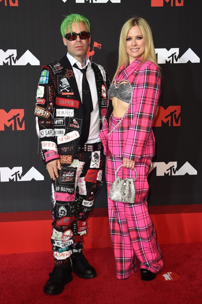 アヴリル・ラヴィーン、モッド・サン　MTV Video Music Awards （VMAs） 2021　NY September 12， 2021.