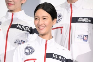 菜々緒、劇場版『TOKYO MER~走る緊急救命室~』初日舞台挨拶に登場