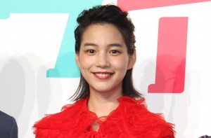 のん、オリジナル連続ドラマ『ミライさん』完成発表会(2018年)にて