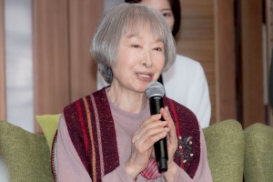 ドラマ『ゆりあ先生の赤い糸』制作発表記者会見に出席した三田佳子