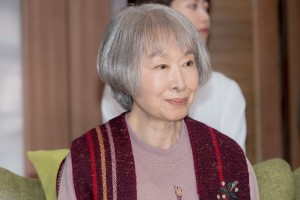 ドラマ『ゆりあ先生の赤い糸』制作発表記者会見に出席した三田佳子