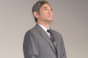 映画『マッチング』初日舞台あいさつに登壇した杉本哲太