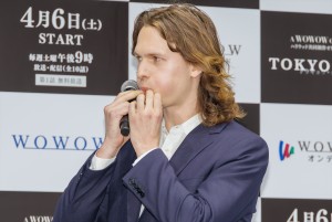 アンセル・エルゴート、ドラマ『TOKYO VICE Season2』舞台挨拶に登場