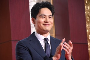 水上恒司、テレビ朝日ドラマプレミアム『黄金の刻~服部金太郎物語~』記者会見に登場