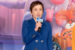 大竹しのぶ、映画『インサイド・ヘッド2』吹替版完成披露舞台挨拶に登場