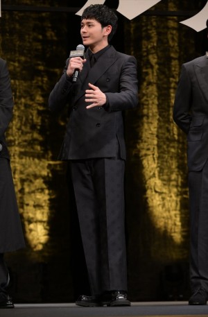 眞栄田郷敦、映画『ゴールデンカムイ』完成披露舞台挨拶に登場