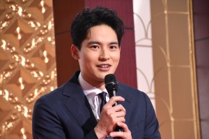 水上恒司、テレビ朝日ドラマプレミアム『黄金の刻~服部金太郎物語~』記者会見に登場