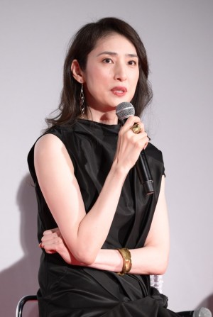 ドラマ『Believe-君にかける橋-』キャスト登壇イベントに出席した天海祐希
