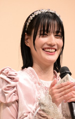 橋本愛、映画『ハピネス』完成披露試写会に登場