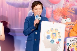 大竹しのぶ、映画『インサイド・ヘッド2』吹替版完成披露舞台挨拶に登場