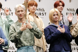 INI、シック・ジャパン「Schick FIRST TOKYO」製品説明会&新CM発表会に登場