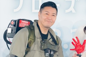 チョコレートプラネット・長田庄平、『ゴーストバスターズ/フローズン・サマー』極寒レッドカーペットイベントに登場